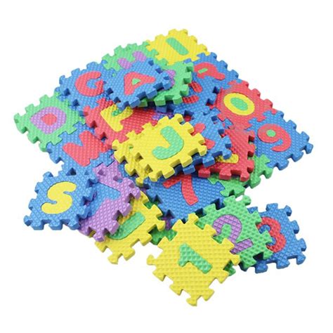 Letters and Numerals Puzzle 36 pcs/Set - Shop ExMart