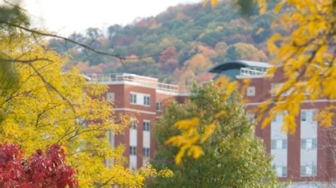 A view of SUNY University at Binghamton campus and the surrounding ...