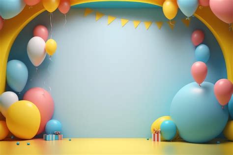 Kids Birthday Background Images