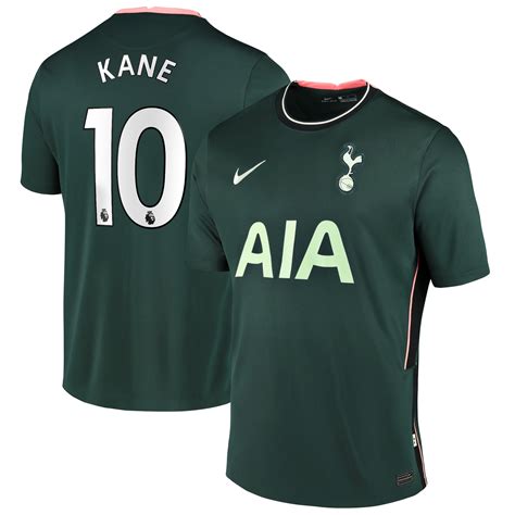 Men's Nike Harry Kane Green Tottenham Hotspur 2020/21 Away Replica ...