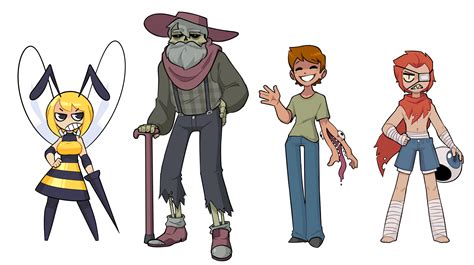 I drew most of the Terraria bosses as humanized characters. : r/Terraria