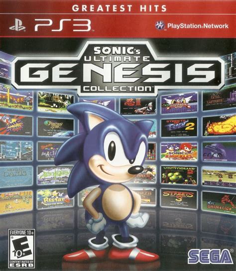 Sonic's Ultimate Genesis Collection (2009) PlayStation 3 box cover art - MobyGames