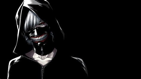 HD wallpaper: Tokyo Ghoul Kaneki Ken illustration, anime, black ...