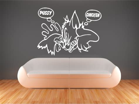 CUSTOM FUNNY WALL DECALS and FUNNY WALL STICKERS