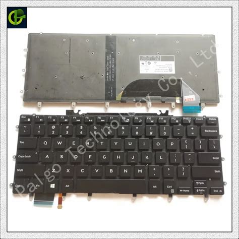 English Backlit Keyboard for Dell XPS 15 9560 9550 7558 7568 9570 15 ...