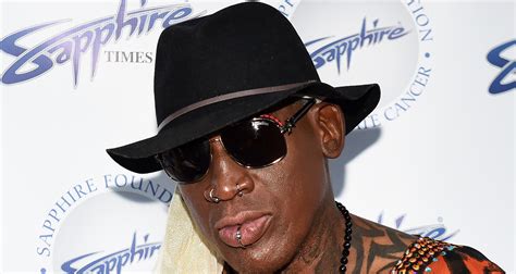 Dennis Rodman Gets Huge Tattoo of Girlfriend Yella Yella on His Face ...