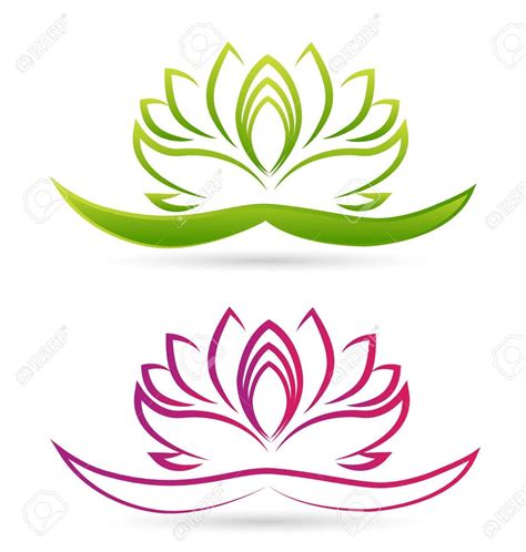 Lotus flower vector | Lotus flower logo, Lotus art, Lotus vector