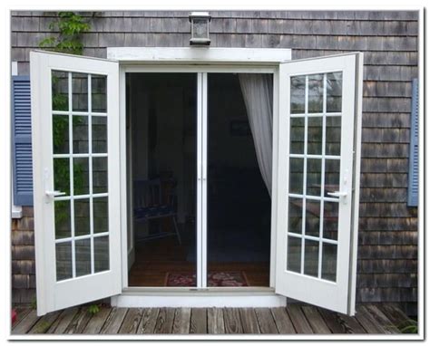 Outswing Patio Doors With Screens - Patio Ideas