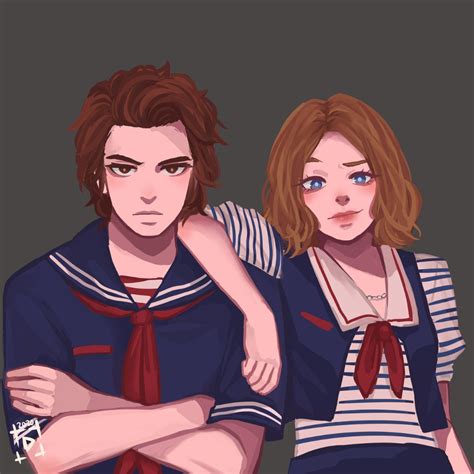 Steve and Robin by skymner on DeviantArt | Stranger things steve ...