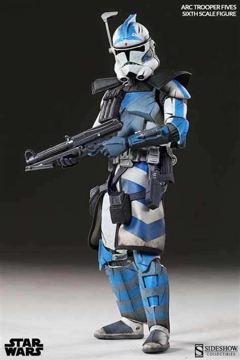 Clone Trooper Fives 501st ARC Trooper by Sideshow | Star wars klone, Star wars character, Star wars