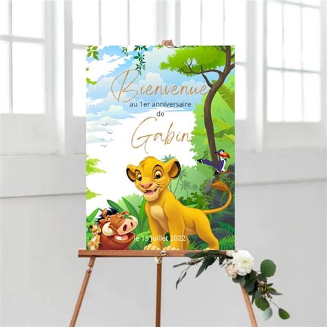 Birthday Party Decorations Disney Simba Lion King Baptism - Etsy