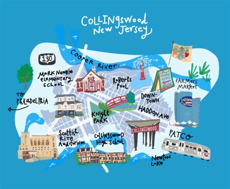 Collingswood, New Jersey Neighborhood Map – Razblint