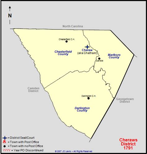 Cheraws District, SC - 1791