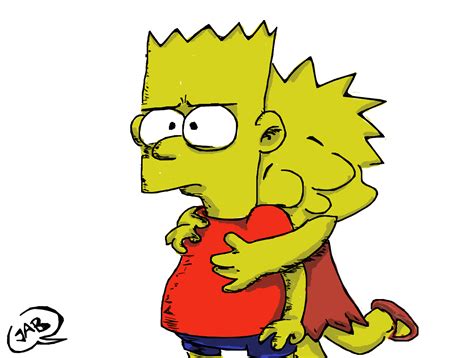 Bart and Lisa by jabd on DeviantArt