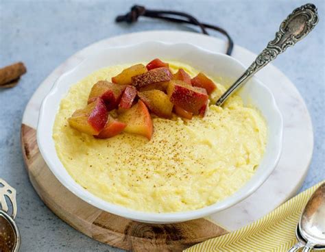 Spiced Stewed Apples with Coconut Custard | Paleo, Dairy Free