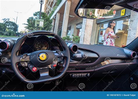 Interior of Ferrari - Italian Super Sports Car Editorial Photography ...