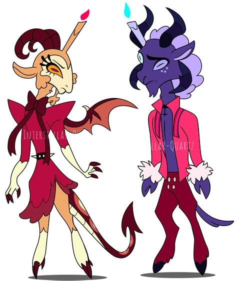 HELLUVA BOSS: Keenie and Collin as Demons by Interstellar-Quartz on DeviantArt