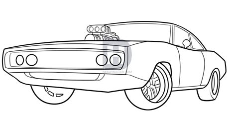 Dodge Charger Outline