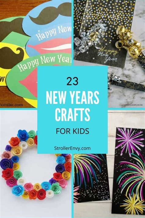 23 Easy And Fun Celebratory New Years Crafts For Kids