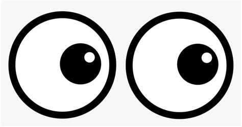 Emoticon,eye,area - Big Cartoon Eyes Png, Transparent Png - kindpng