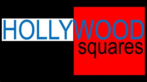 Hollywood Squares Theme (2001-2002) - YouTube