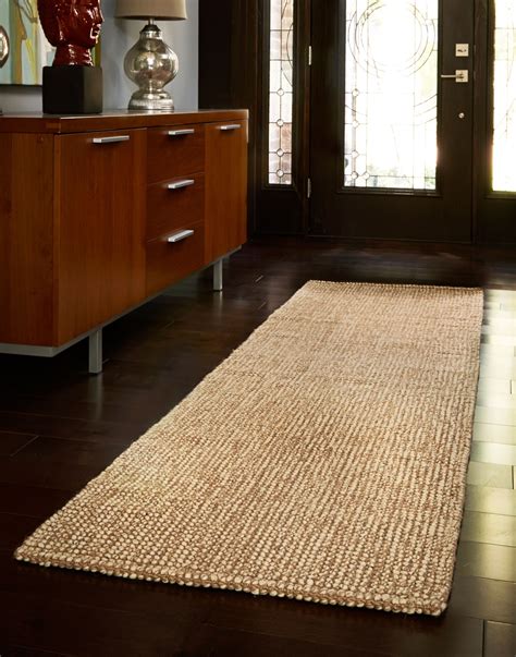 nice brown Striped Runner Rug Entryway Hallway Home decor for entryway rugs and runners | Home ...