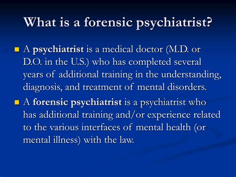 PPT - Forensic Psychiatry PowerPoint Presentation, free download - ID ...