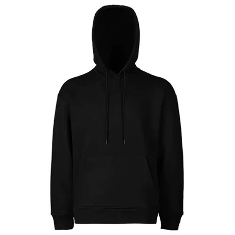 Black Hoodie Fleece Mockup