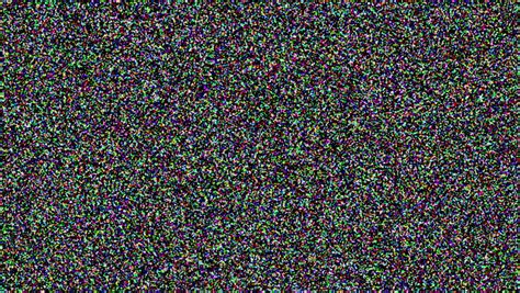 RGB Separation Fx: Colorful Static Noise From An Old Small Analog Tv ...