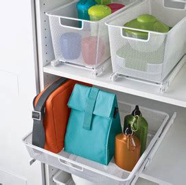 Organization Ideas, Storage Tips & How To Get Organized | The Container Store | Deep pantry ...