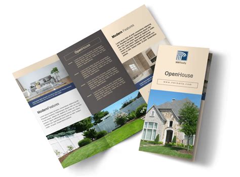 Awesome Open House Tri-Fold Brochure Template
