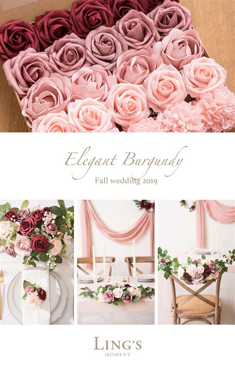 Pin by Sharon Rose on Wedding Ideas in 2020 | Pink and burgundy wedding, Fall wedding, Burgandy ...