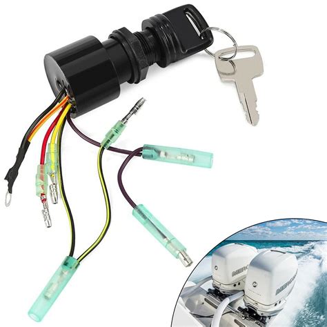 Buy 87-17009A2 Mercury Ignition Switch for Mercury Outboard Motor Control Box 3 Position Off-Run ...