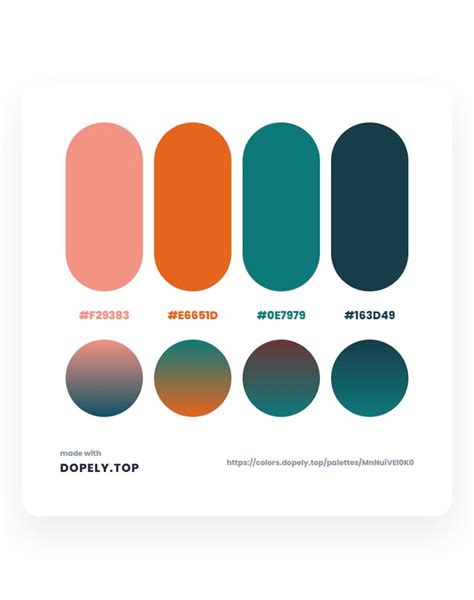 20 Amazing Color Palettes Via Dopely Colors on Behance | Color palette challenge, Website color ...