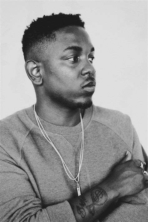 Kendrick Lamar Black and White Hip Hop Rap Poster Short Hair Cuts ...