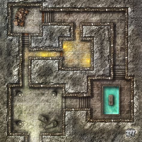 [Battlemap] [25x25] Basic Dungeon: Free [OC] : r/dndmaps