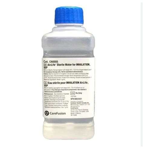 CareFusion AirLife™ Prefilled Nebulizer Sterile Water For Inhalation - Just Nebulizers