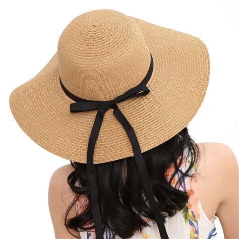 Aliexpress.com : Buy Elegant Summer Hats For Women Sun Hat Bowknot Wide ...