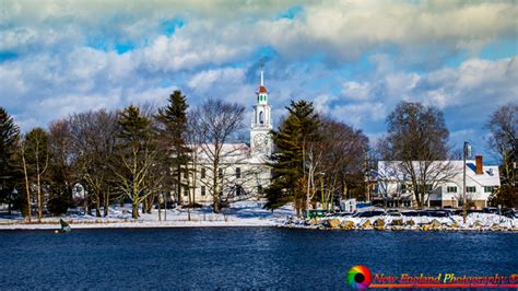 New England Photography - Winter in Kennebunkport Maine.