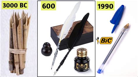 Evolution of Pen 1300 BC - 2021 | History Of Pen, Documentary video - YouTube