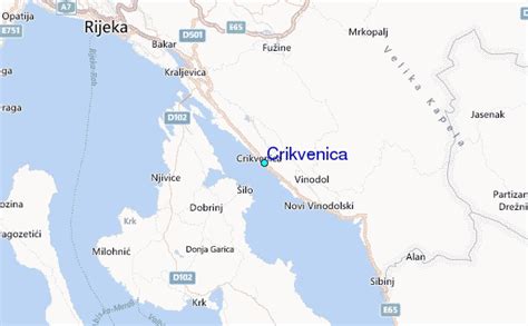 Crikvenica Tide Station Location Guide