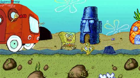 Nickelodeon SpongeBob SquarePants SuperSponge PS1 gameplay ...