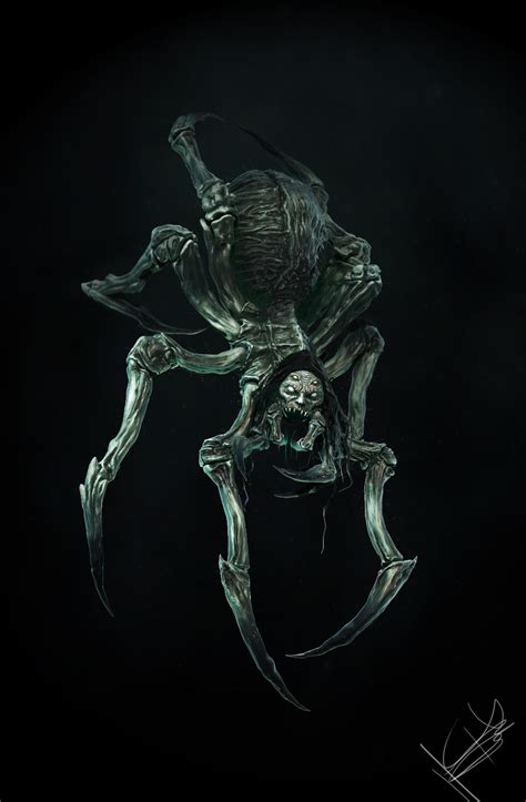 ArtStation - Creepy Spider, Felipe Bomfim | Creepy spider, Spider art ...