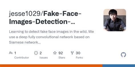 GitHub - jesse1029/Fake-Face-Images-Detection-Tensorflow: Learning to detect fake face images in ...