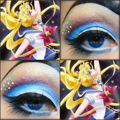 Sailor Moon eye makeup | Sailor moon makeup, Anime cosplay makeup, Pony ...