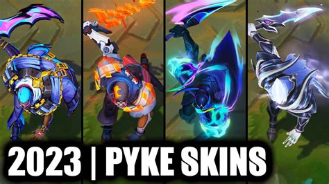 ALL PYKE SKINS SPOTLIGHT 2023 | League of Legends - YouTube