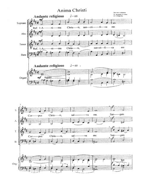 Anima Christi SATB | PDF