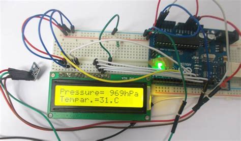 Pressure Sensor BMP180 Interfacing with Arduino Uno - duino