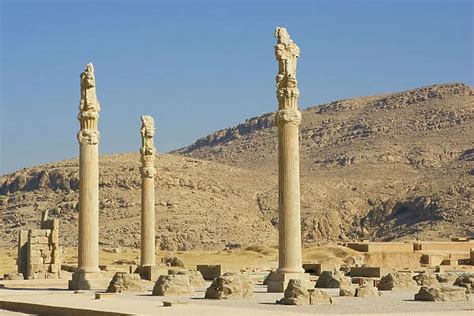 Apadana Palace, Persepolis, Iran. Began by Darius the Great