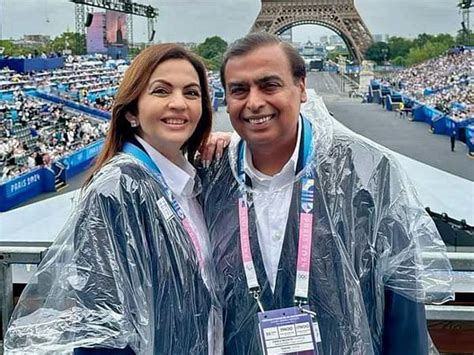 Nita Ambani, Mukesh Ambani attend Paris Olympics opening ceremony – ThePrint – ANIFeed